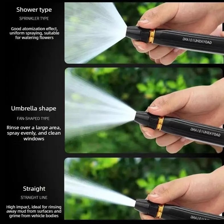 🚗LAST DAY 50% OFF ✨bboji®Powerful High-Pressure Home Car Wash & Garden Sprayer