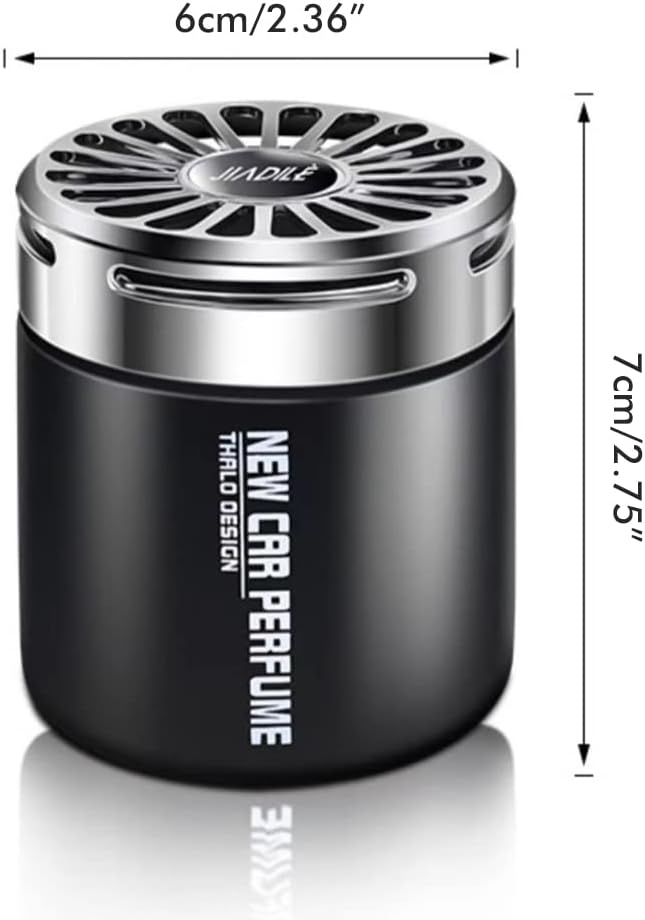 Solid car perfume odor eliminator