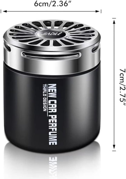 Solid car perfume odor eliminator