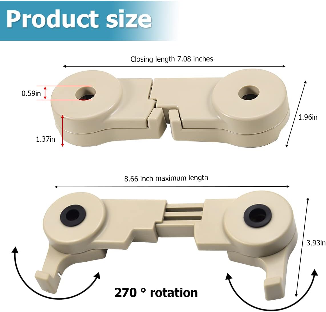 Car seat back headrest hooks