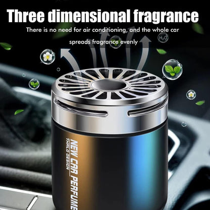 Solid car perfume odor eliminator
