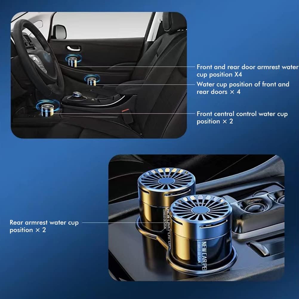 Solid car perfume odor eliminator