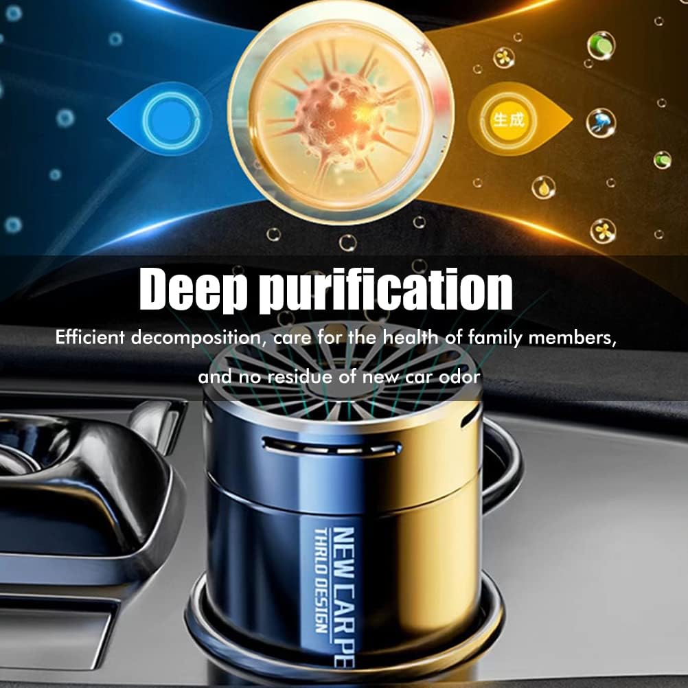 Solid car perfume odor eliminator