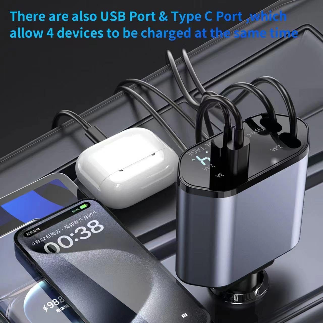 Retractable Car Charger