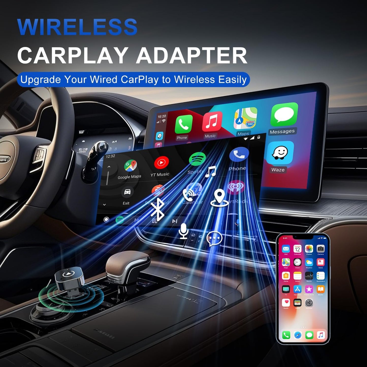 Wireless CarPlay Adapter - Plug and Play