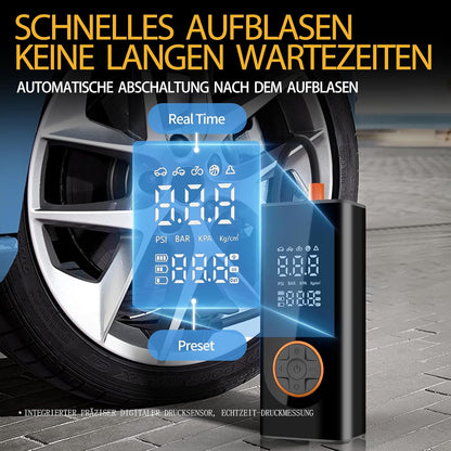 Digital tire inflator