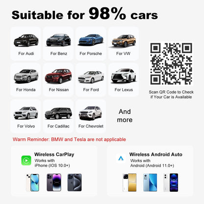 Wireless CarPlay Adapter - Plug and Play
