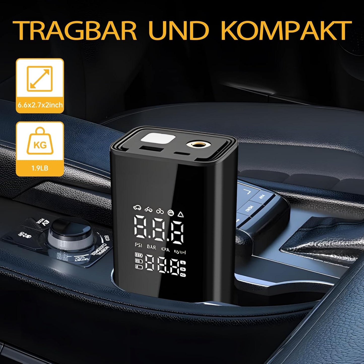 Digital tire inflator