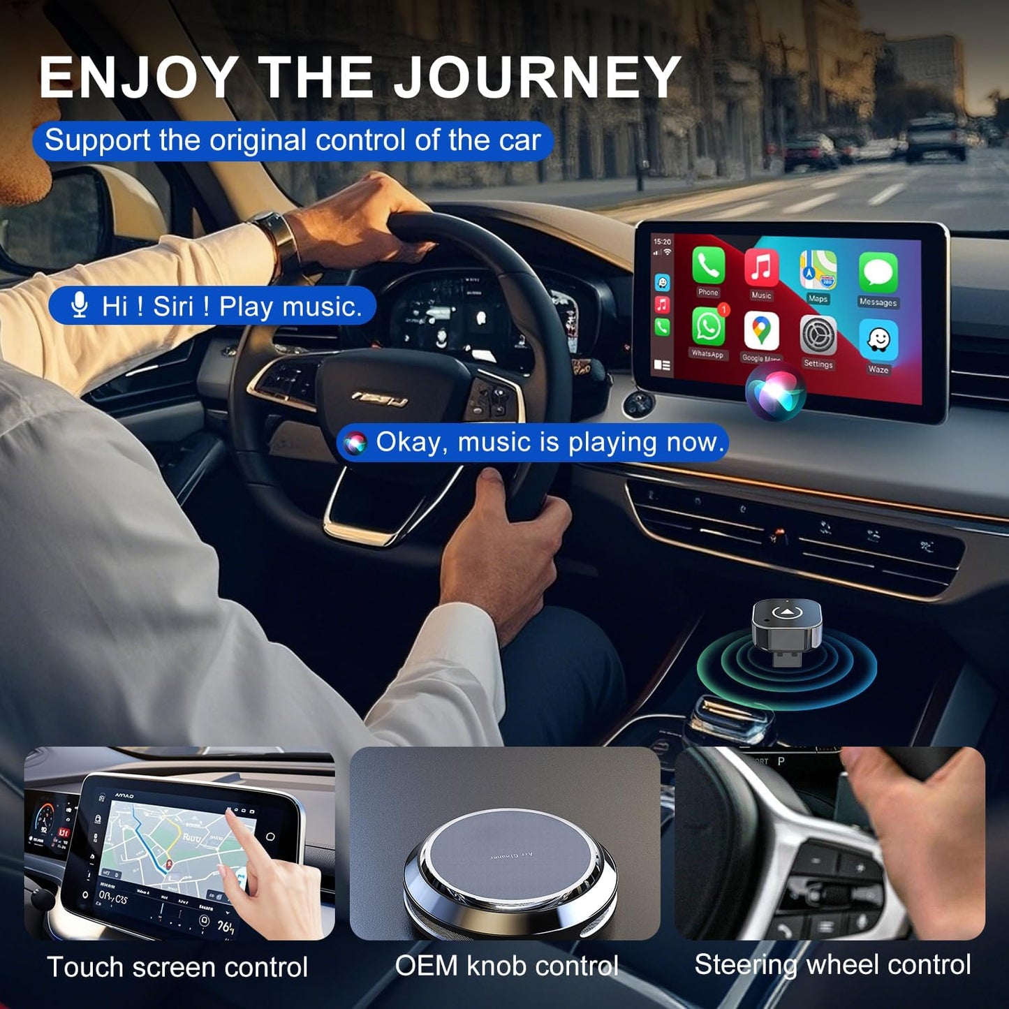 Wireless CarPlay Adapter - Plug and Play