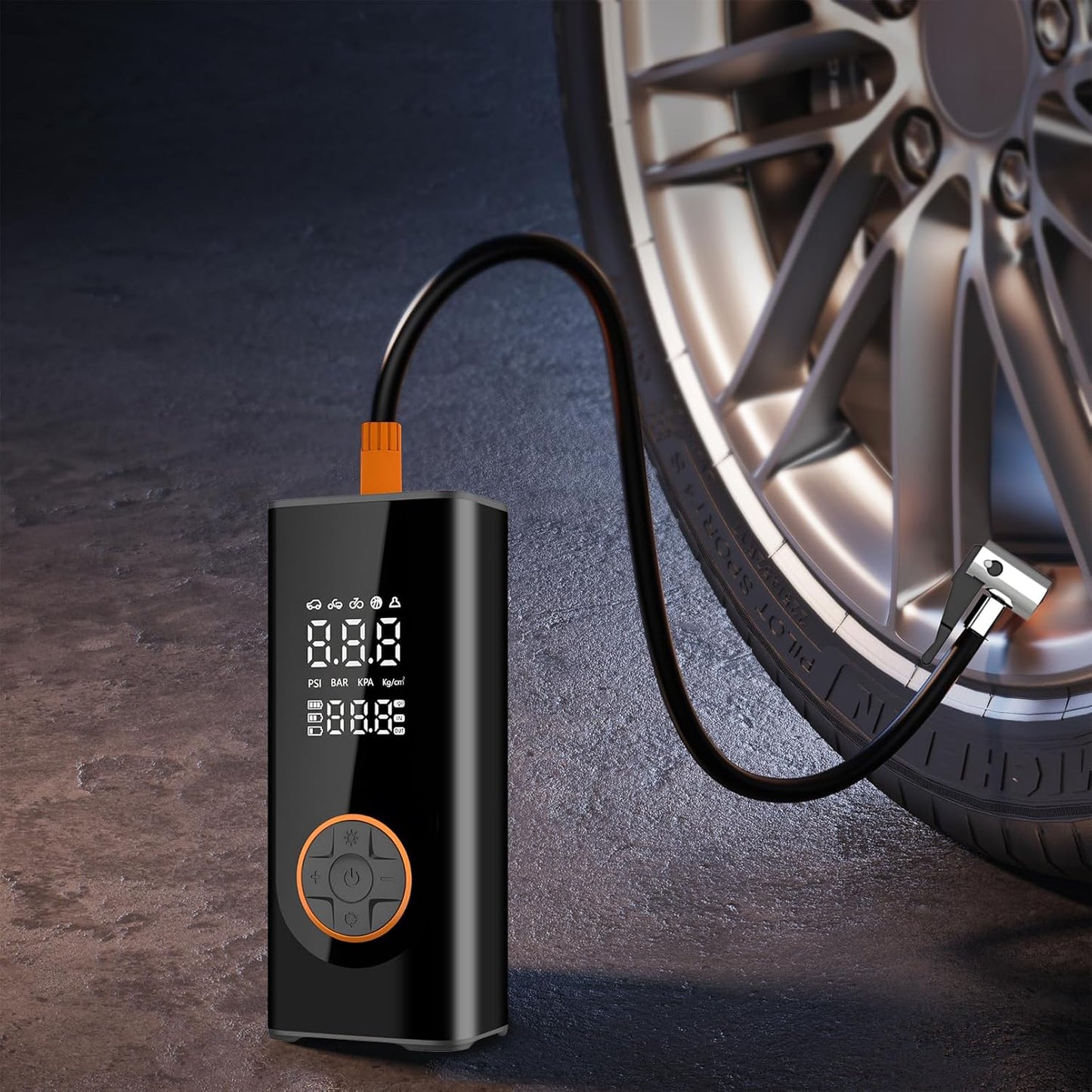 Digital tire inflator