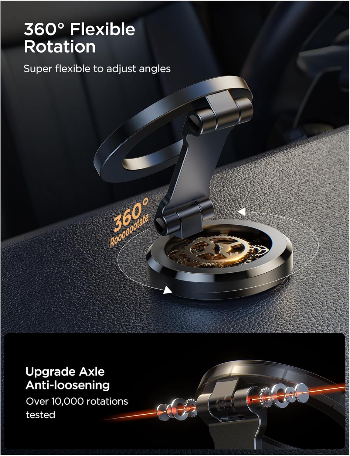 Car mount magnetic phone holder