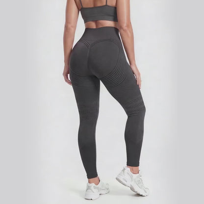 High Waisted And Hip Lifting Yoga Elastic Quick Drying Tight Pants